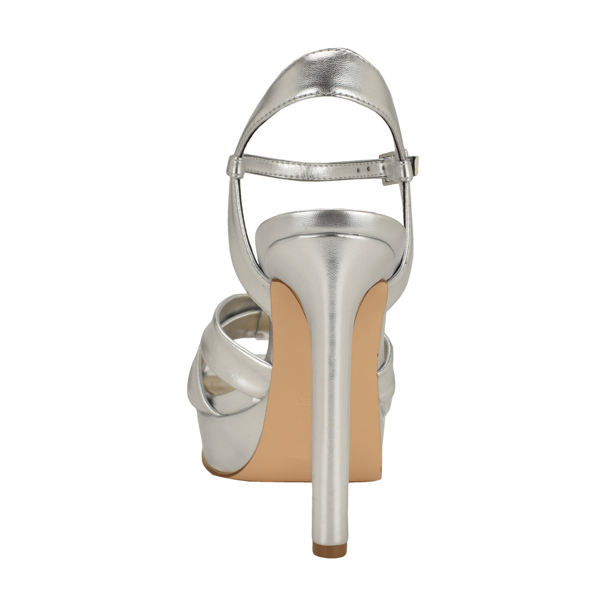 NINE WEST WINDEE3 SILVER/SN SOFT METALLIC PU WIT