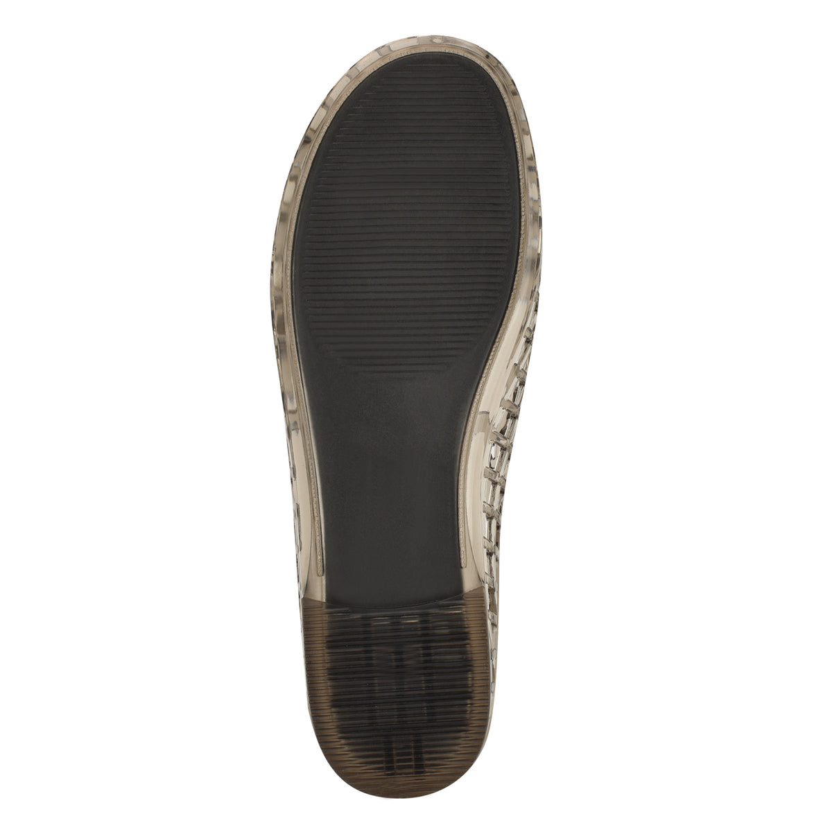 NINE WEST YUNNY3 BLACK/TRANSPARENT PVC MOLDED