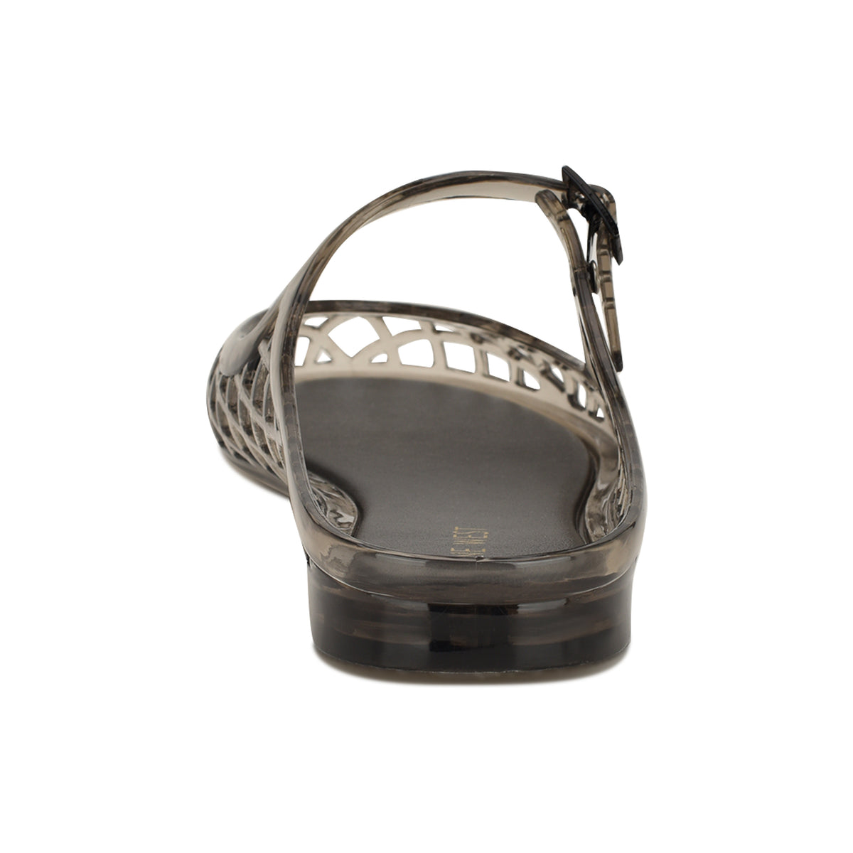 NINE WEST YUNNY3 BLACK/TRANSPARENT PVC MOLDED