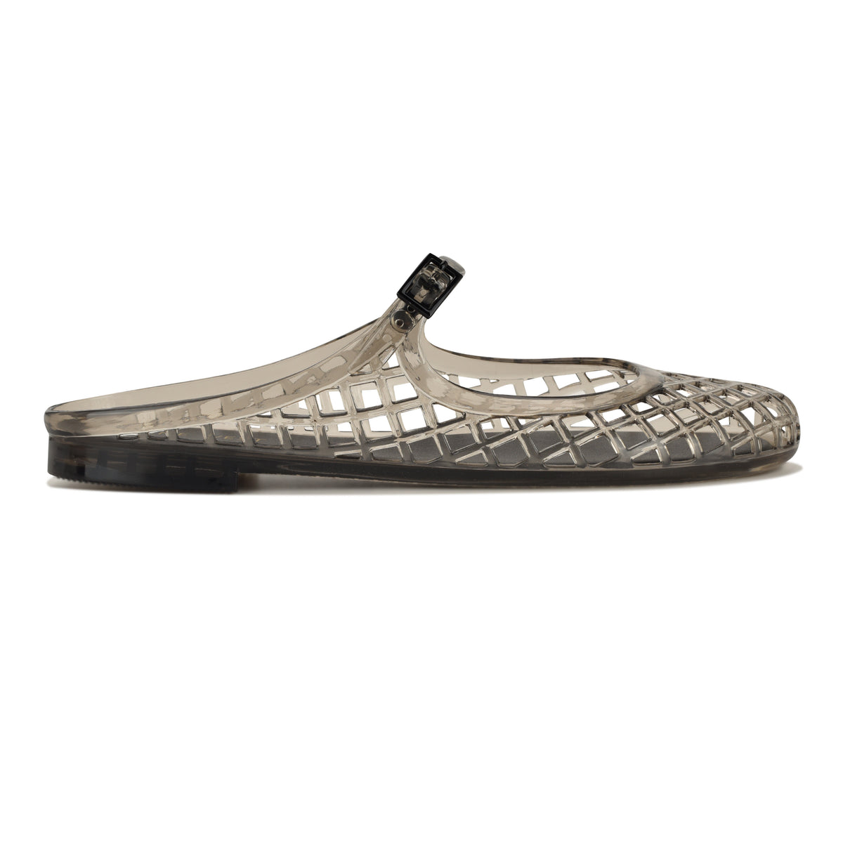NINE WEST YUNNY3 BLACK/TRANSPARENT PVC MOLDED