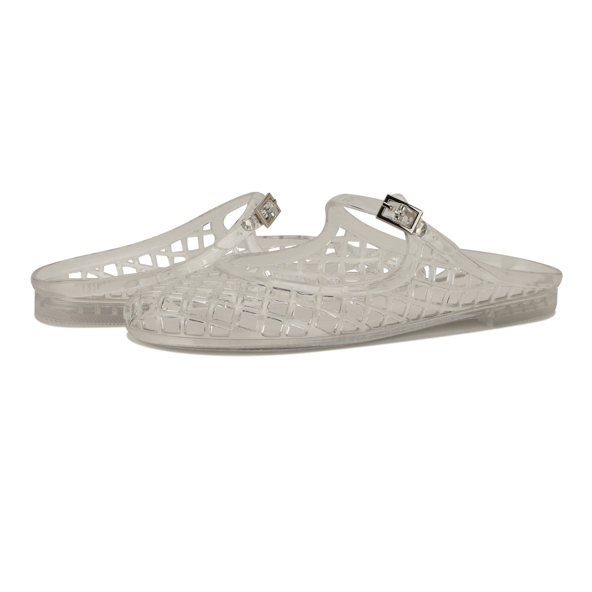 NINE WEST YUNNY3 CLEAR/TRANSPARENT PVC MOLDED