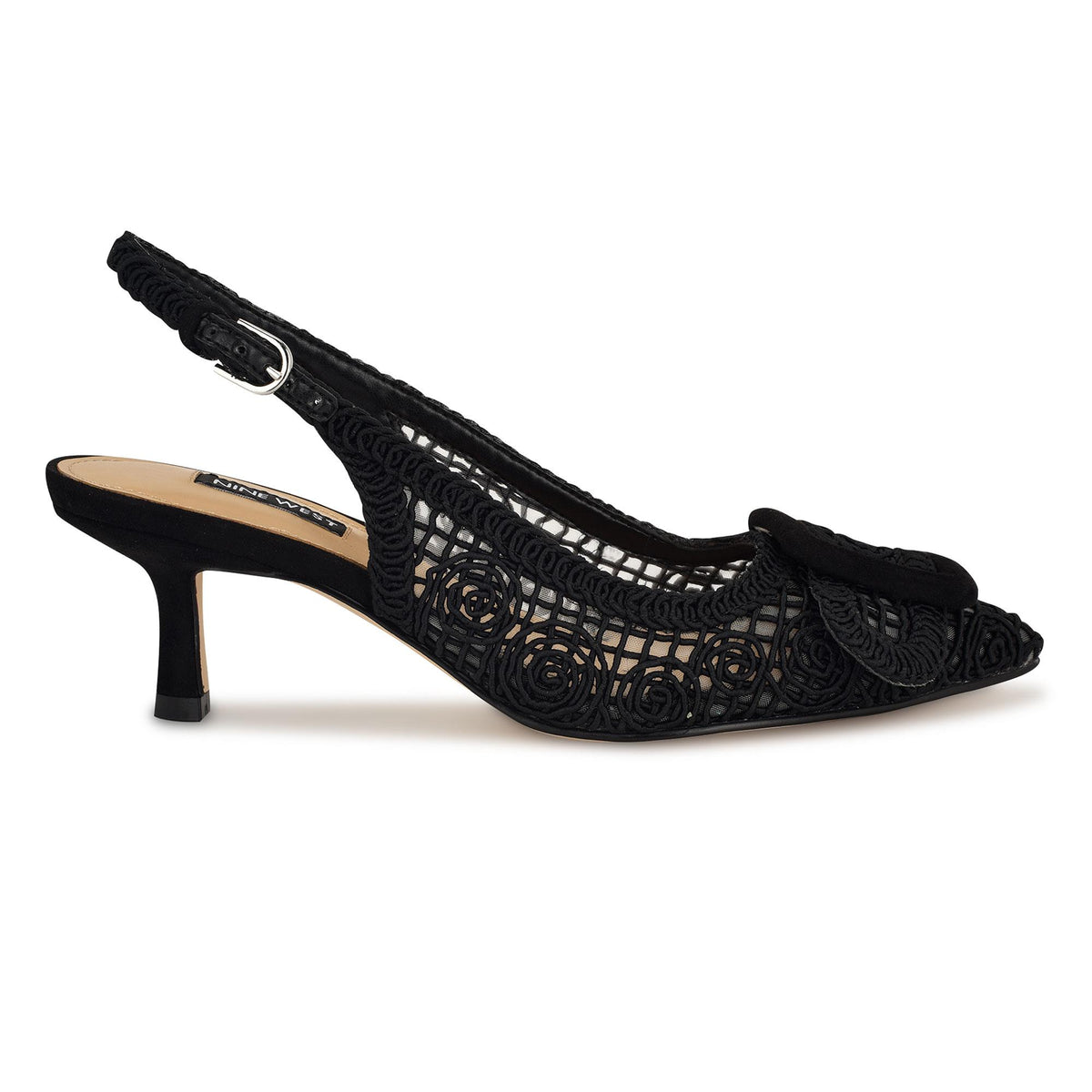 Nine West NOLLA2 BLACK/QY NOLLA WOVEN ROPE PR-K