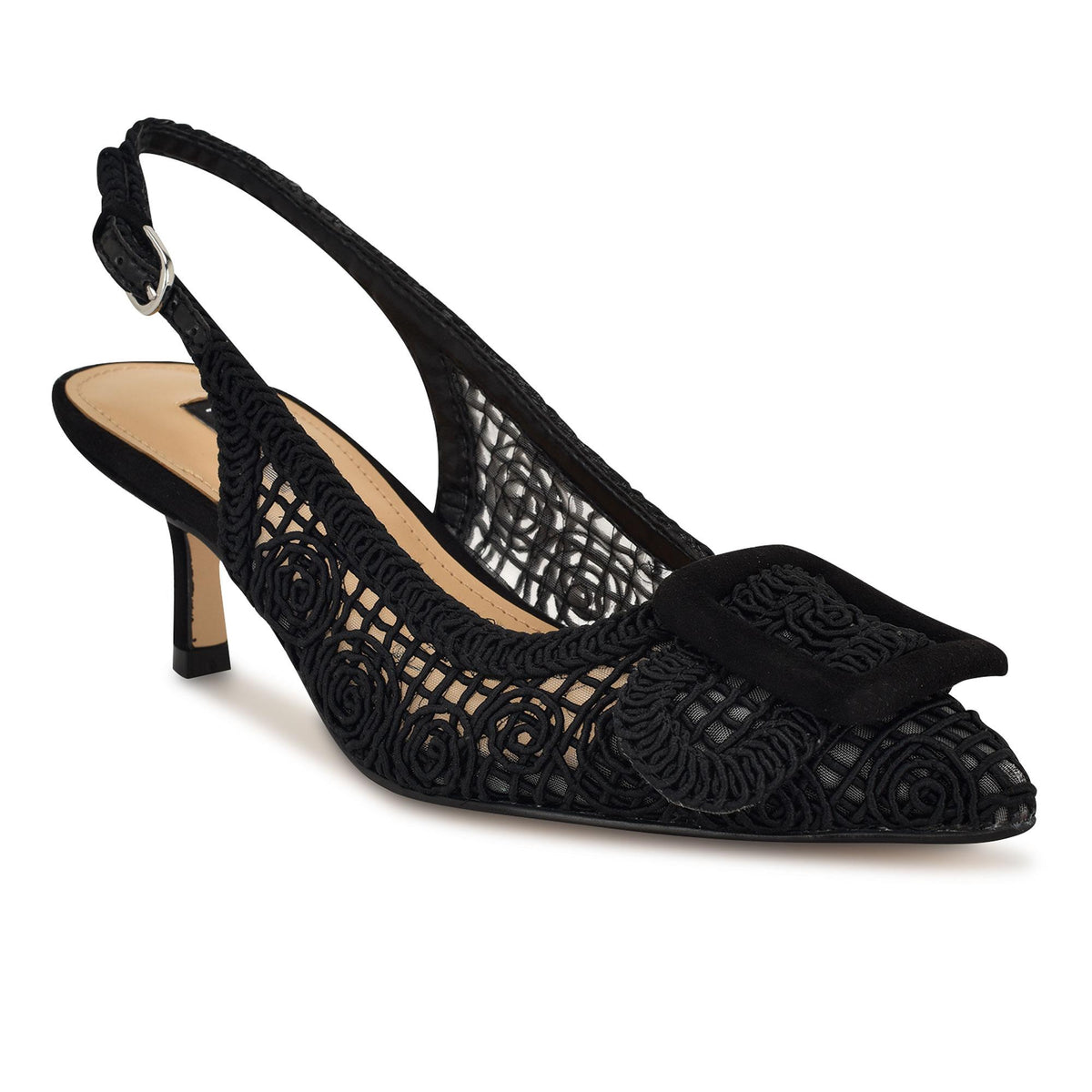 Nine West NOLLA2 BLACK/QY NOLLA WOVEN ROPE PR-K