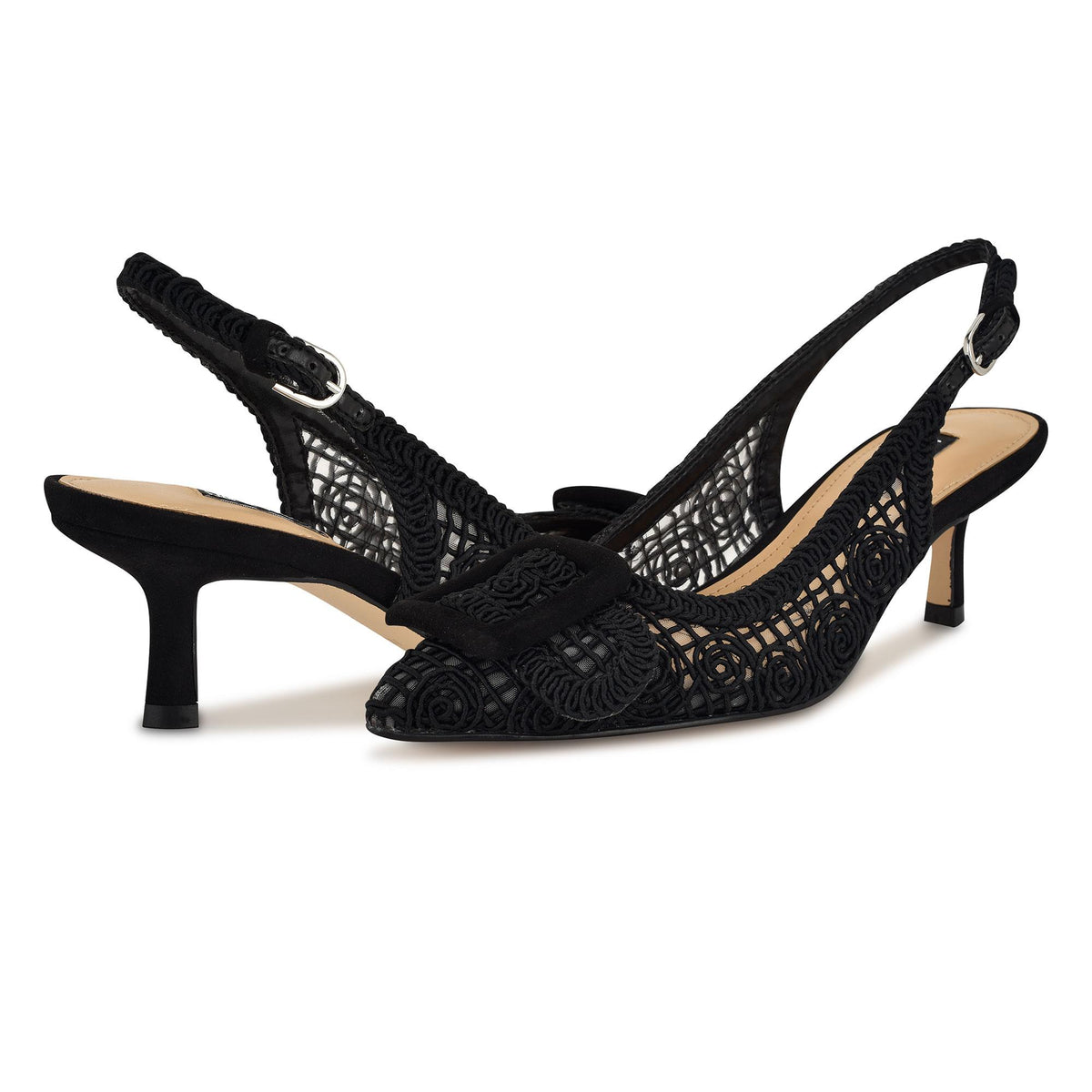 Nine West NOLLA2 BLACK/QY NOLLA WOVEN ROPE PR-K