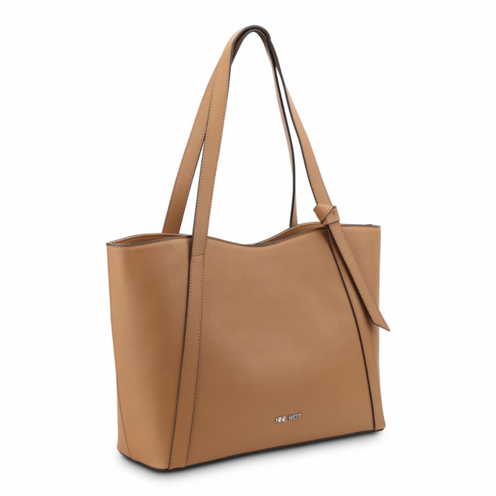 Nine West Handbags RUTHIE TOTE W/ POUCH DARK CAMEL