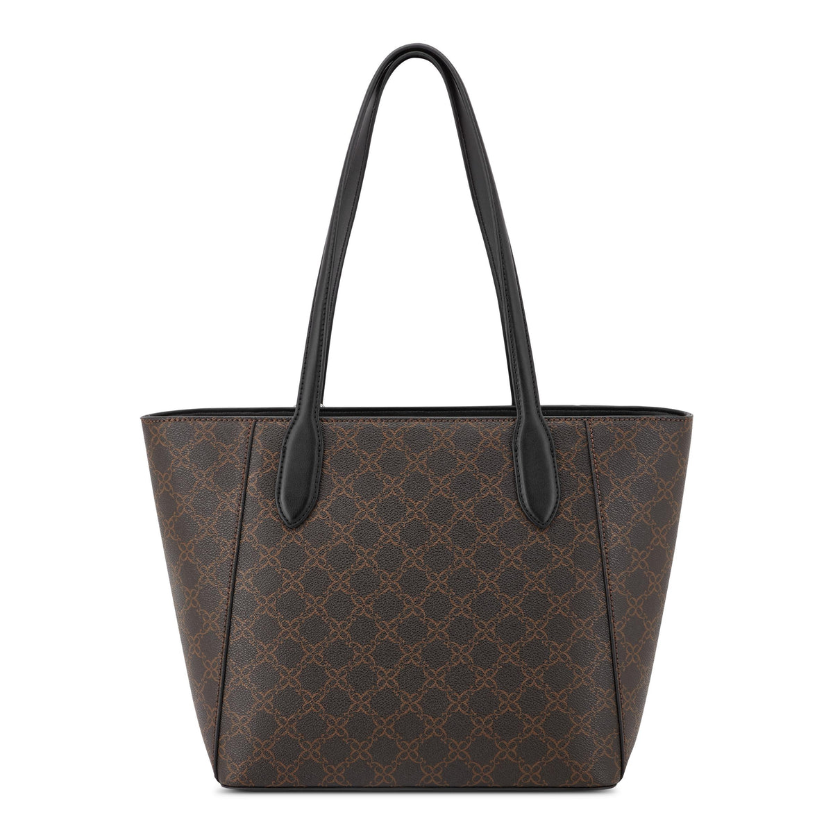 Nine West Handbags ADELINE TOTE BROWN LOGO/BLACK