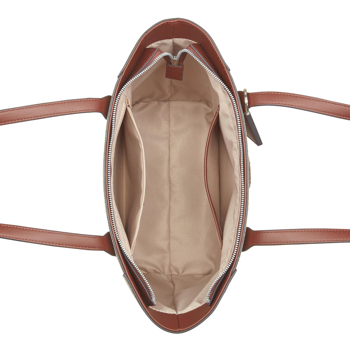 Nine West Handbags ADELINE TOTE MUSHROOM LOGO/ MAHOGANY