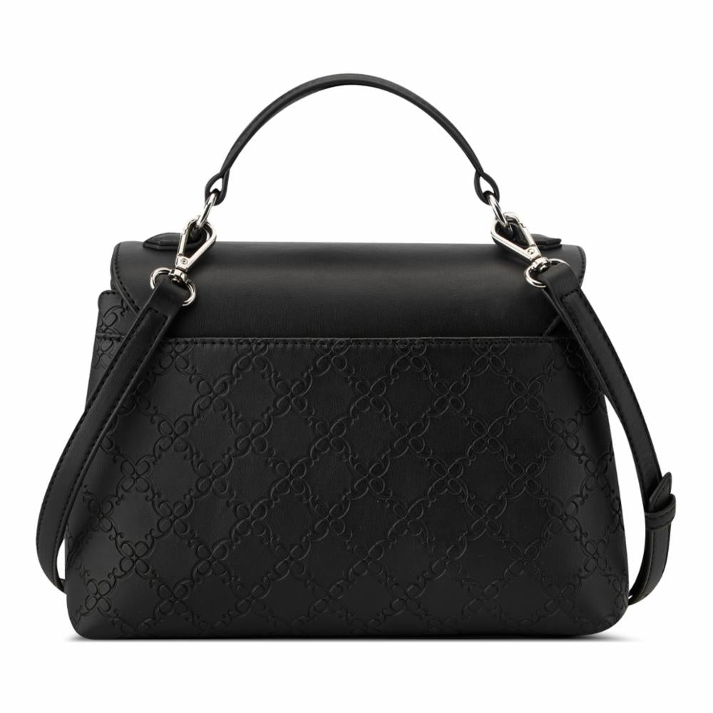 Nine West Handbags JOSEY TOP HANDLE FLAP BLACK