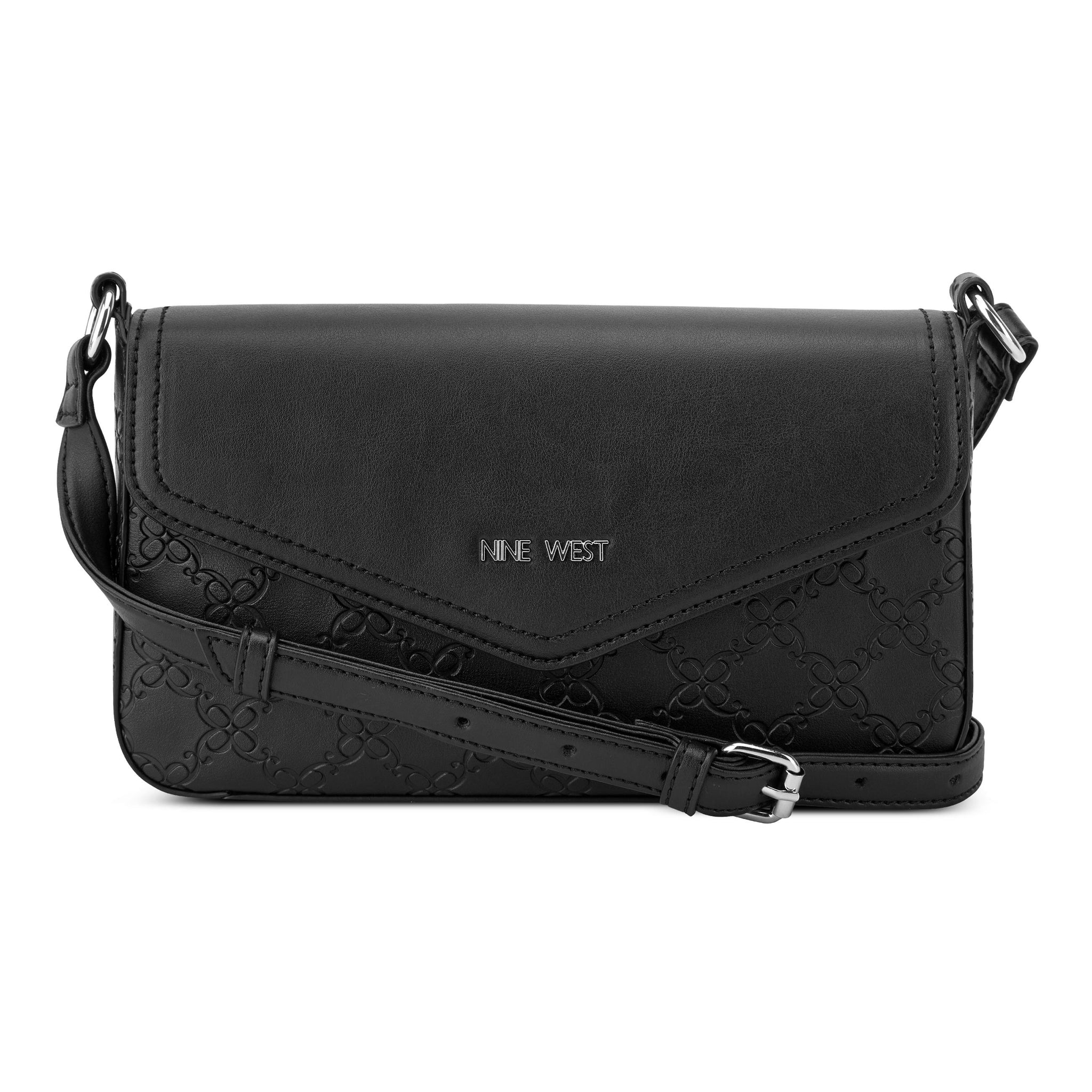 Nine West Handbags BOWIE MINI FLAP CROSSBODY BLACK Nine West Canada
