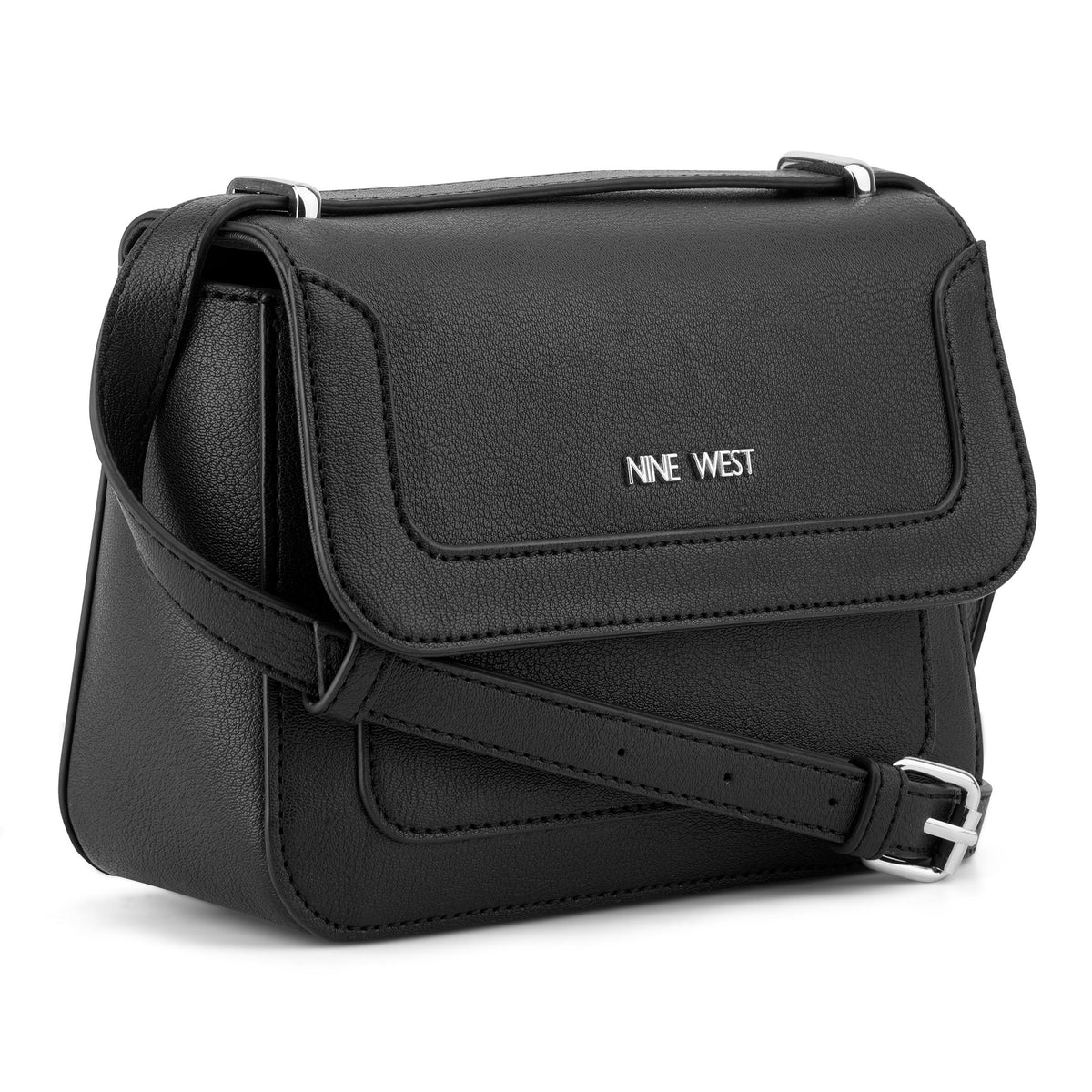 Nine West Handbags MARGERY MINI CNVERTBL FLP XBDY BLACK