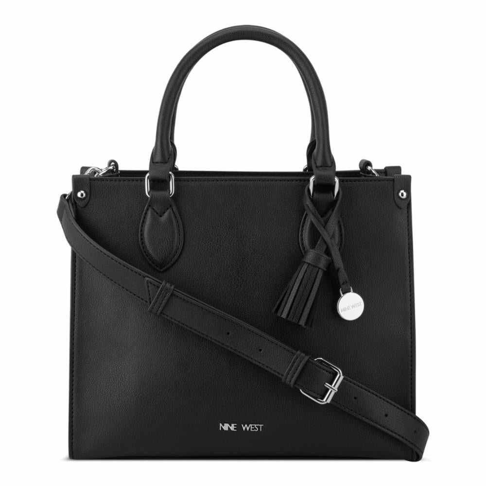 Nine West Handbags CHELSAY SATCHEL BLACK