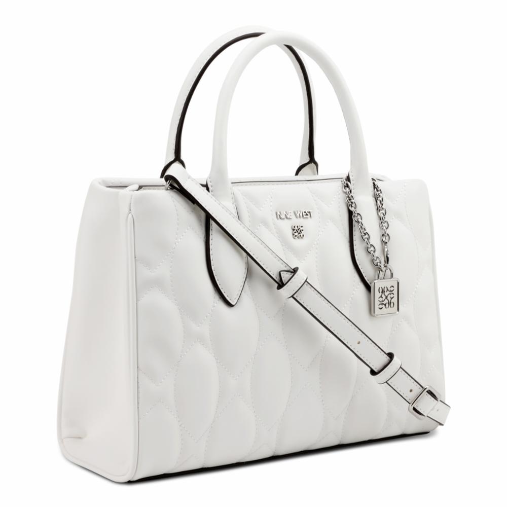 Nine West Handbags RUE SATCHEL OPTIC WHITE