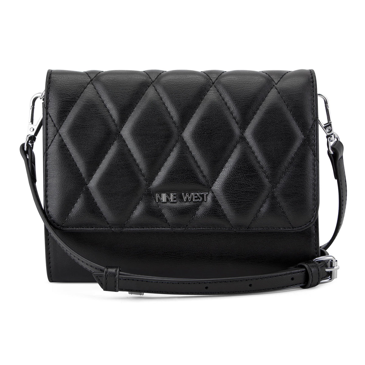 Nine West Handbags QUINTA SLG LRG CLUTCH ORGANZER BLACK