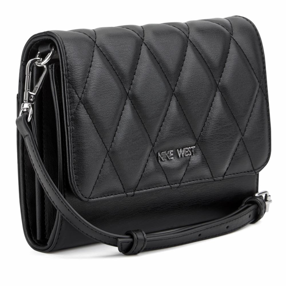 Nine West Handbags QUINTA SLG LRG CLUTCH ORGANZER BLACK