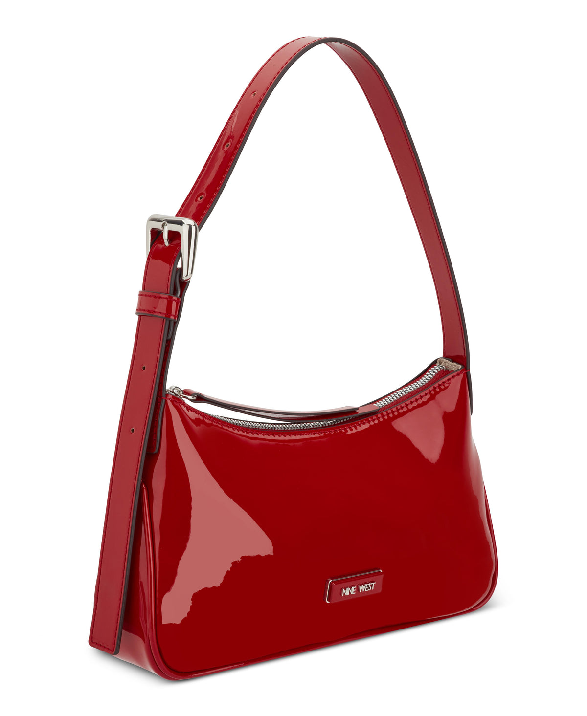Nine West Handbags ADLEE SHOULDER BAG DK LIPSTICK RED