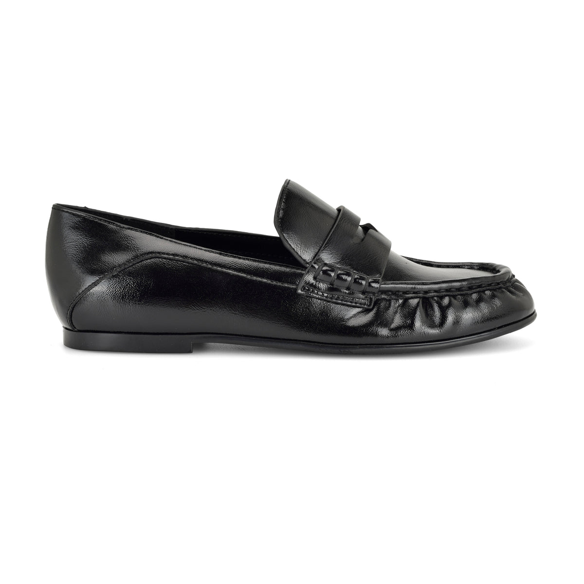 NINE WEST RASCO3 BLACK/MINI CRINKLE PATENT PU