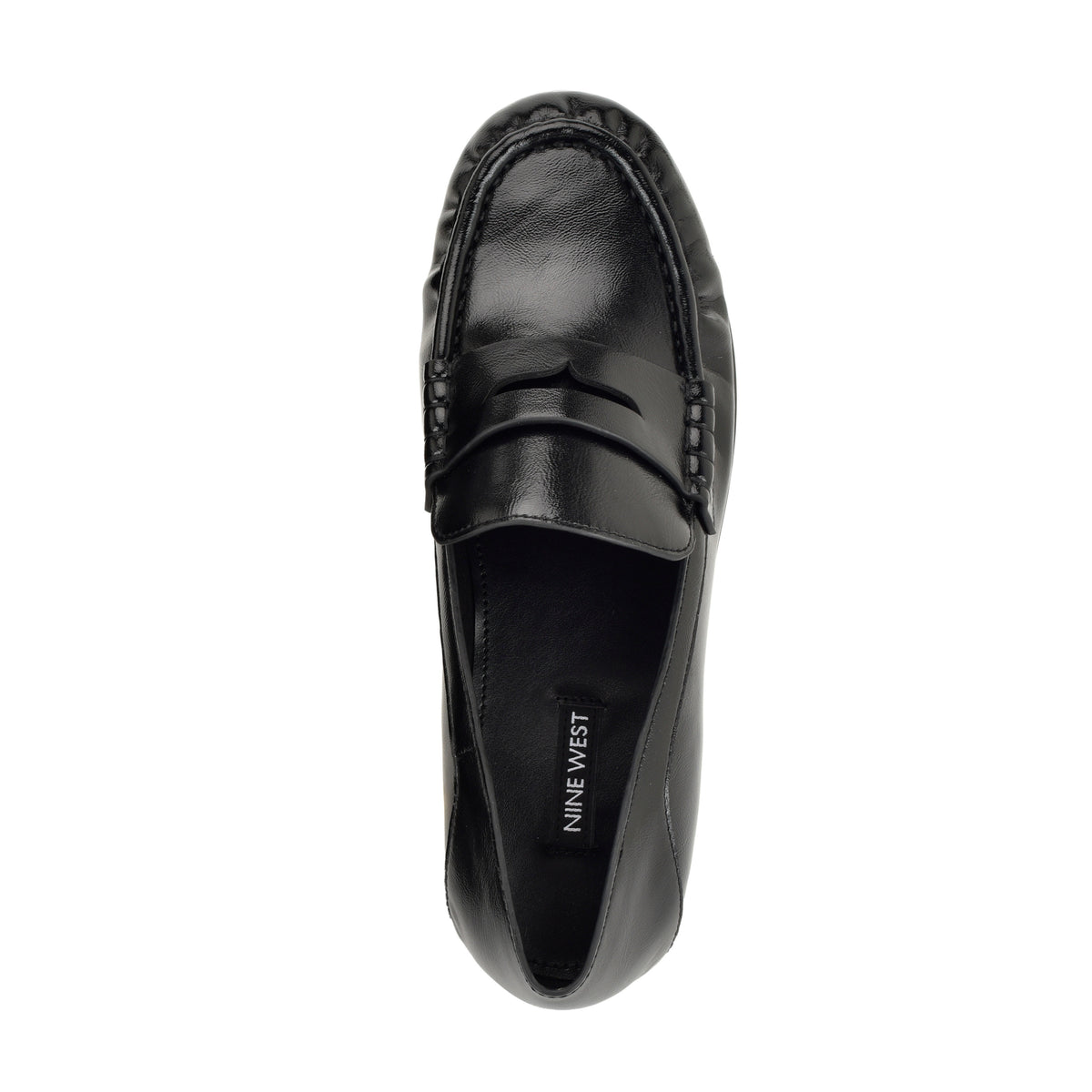 NINE WEST RASCO3 BLACK/MINI CRINKLE PATENT PU