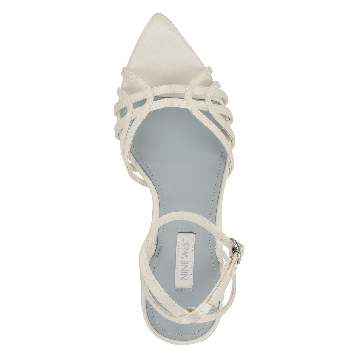 Nine West PAXAL7 WHITE58465/ELEGANT LUX SATINVF