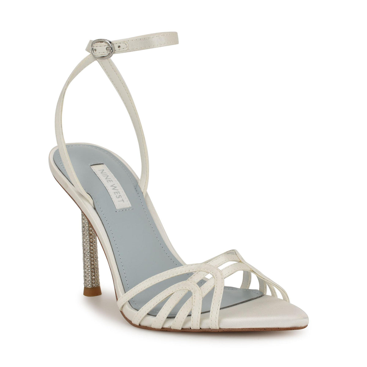 Nine West PAXAL7 WHITE58465/ELEGANT LUX SATINVF