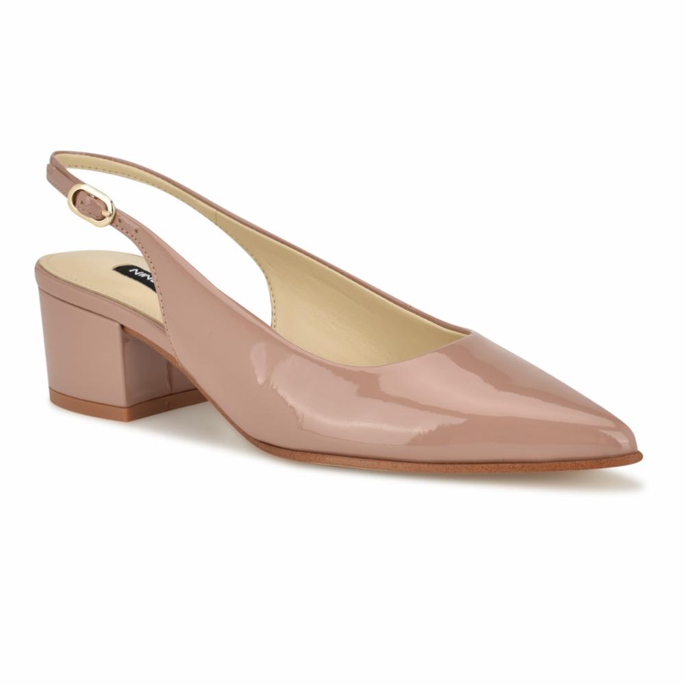 Nine West PREPP3 NUDE86981/SLEEK PATENT PU