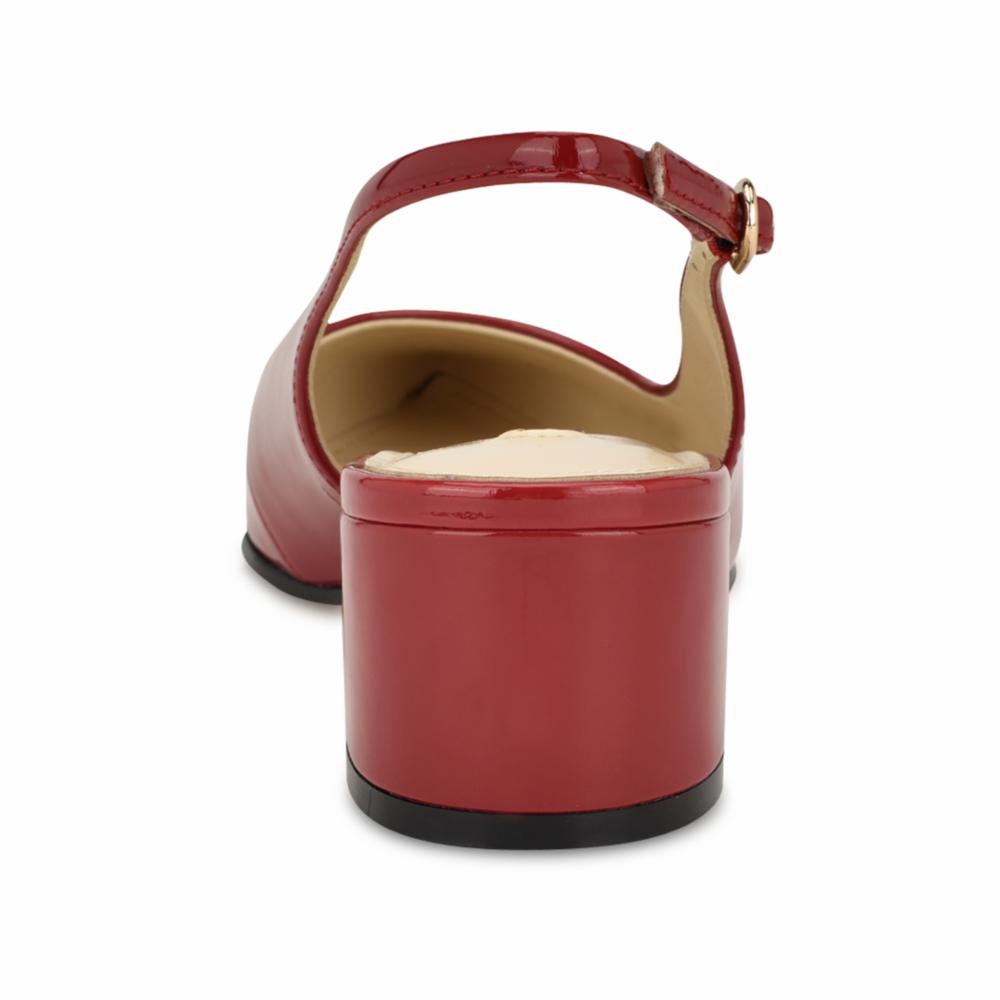 Nine West PREPP3 L RED/SLEEK PATENT PU