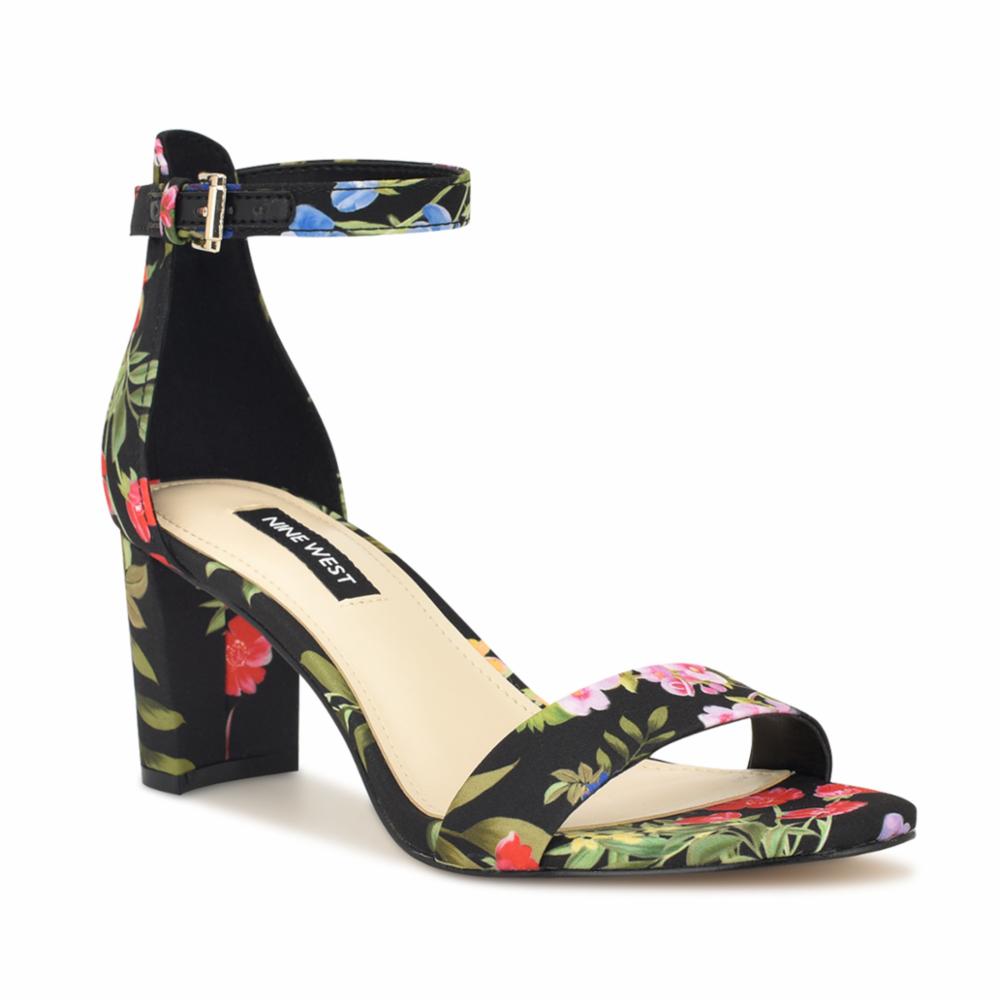 Nine West PRUCE2 BLACK MULTI/GARDEN PARTY PRINT