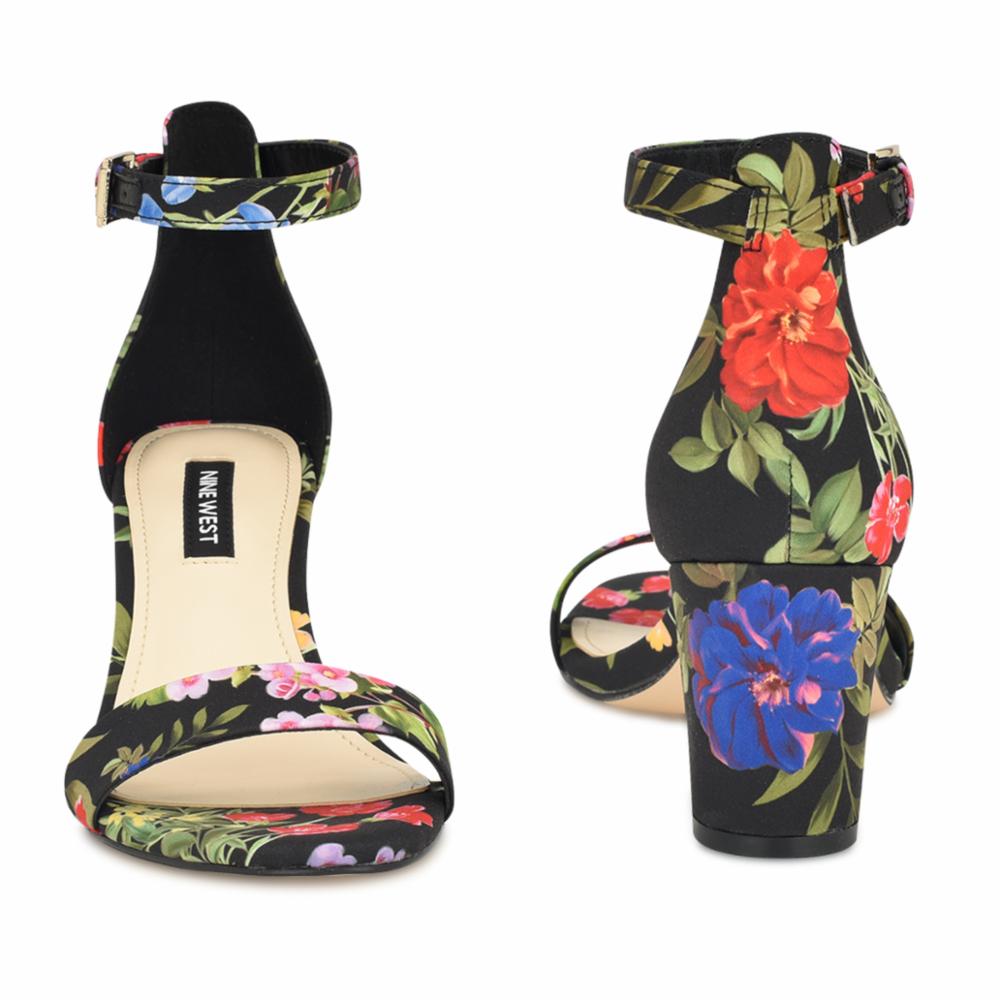 Nine West PRUCE2 BLACK MULTI/GARDEN PARTY PRINT