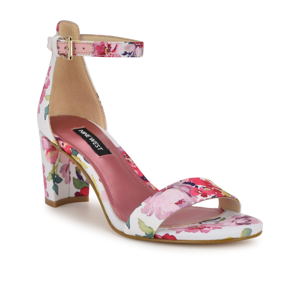 Nine West PRUCE2 PINK MULTI/TEA PARTY FLORAL ON