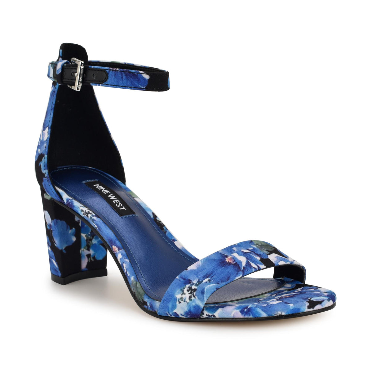 Nine West PRUCE2 BLUE MULTI/BOUQET POLYCREPE