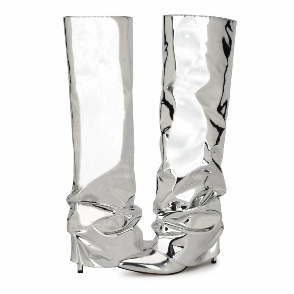 Nine West RANDEE3 SILVER01/SOFT MIRROR PU CM1009