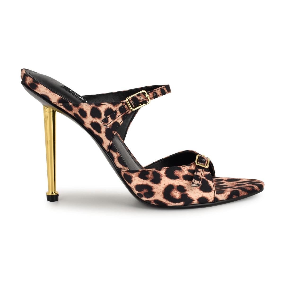 Nine West REIDA2 NATURAL MULTI/RS LEOPARD SATIN