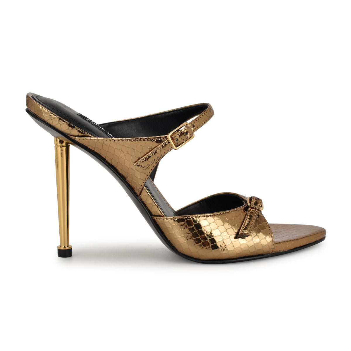 Nine West REIDA3 BRONZE/FOIL PYTHON PU