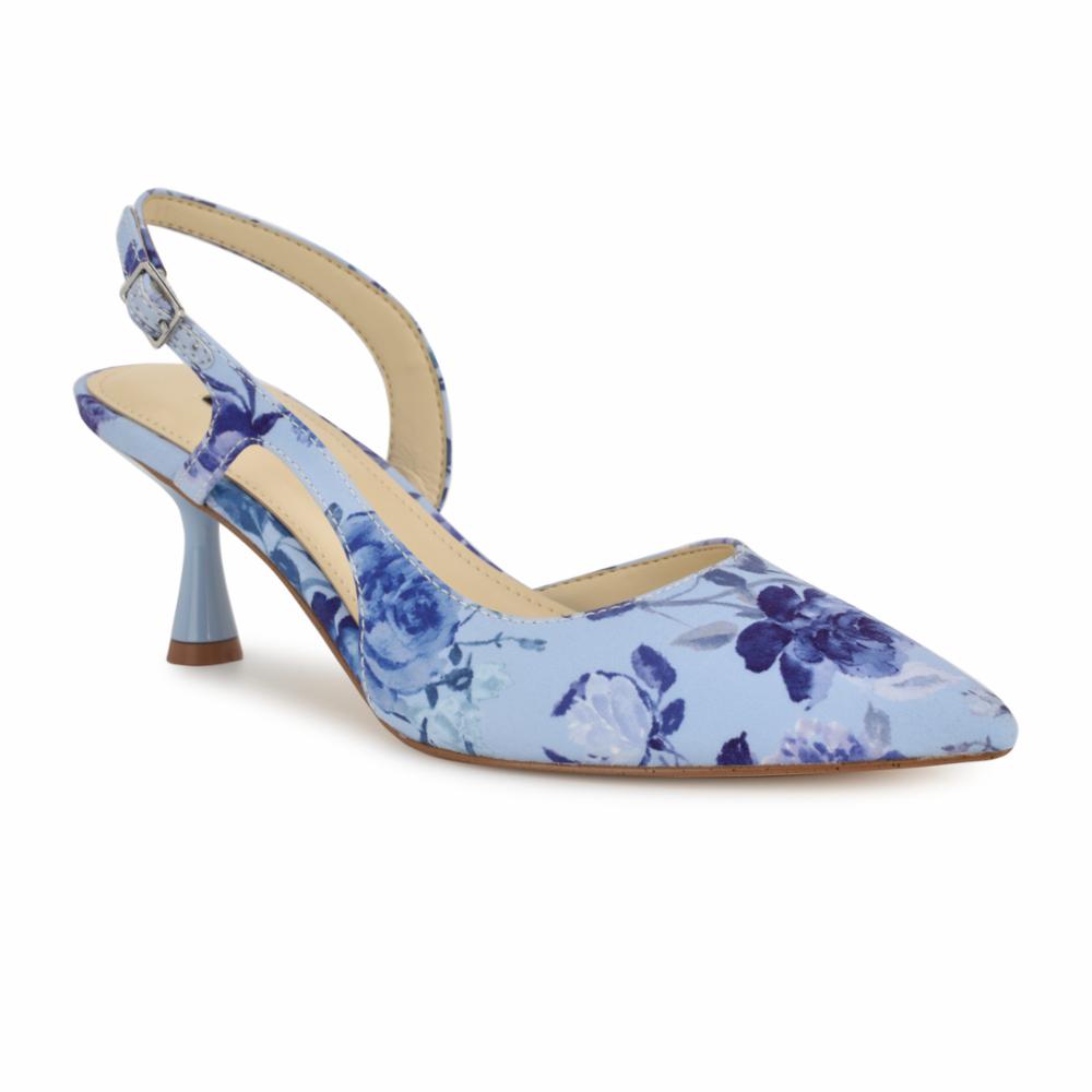 Nine West RENELA2 BLUE MULTI/MYSTIC GARDEN PRINT