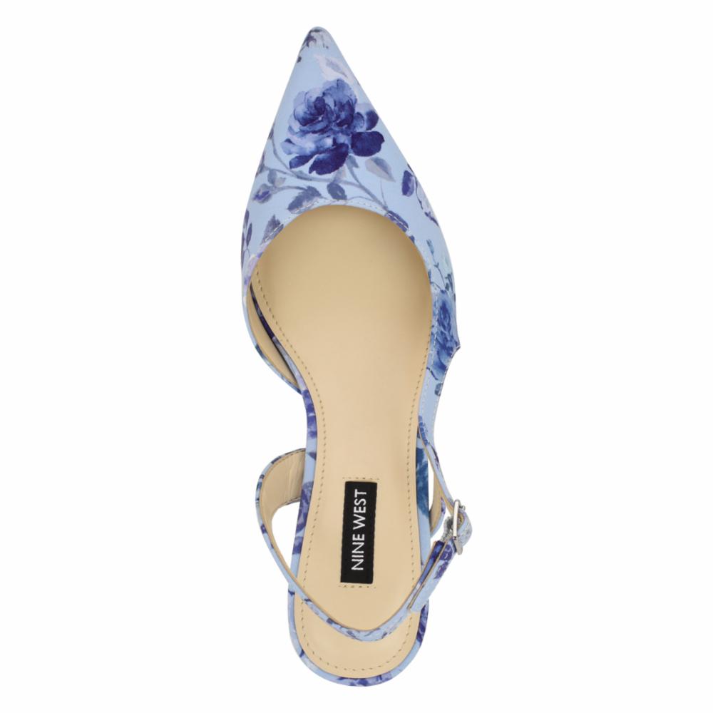 Nine West RENELA2 BLUE MULTI/MYSTIC GARDEN PRINT