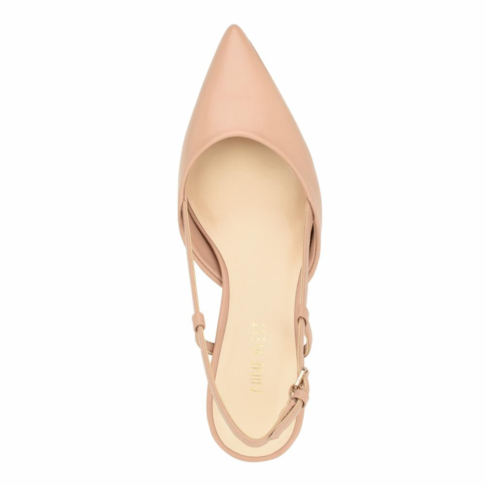 Nine West ROWEN3 BARELY NUDE/SUPER NAPPA PU