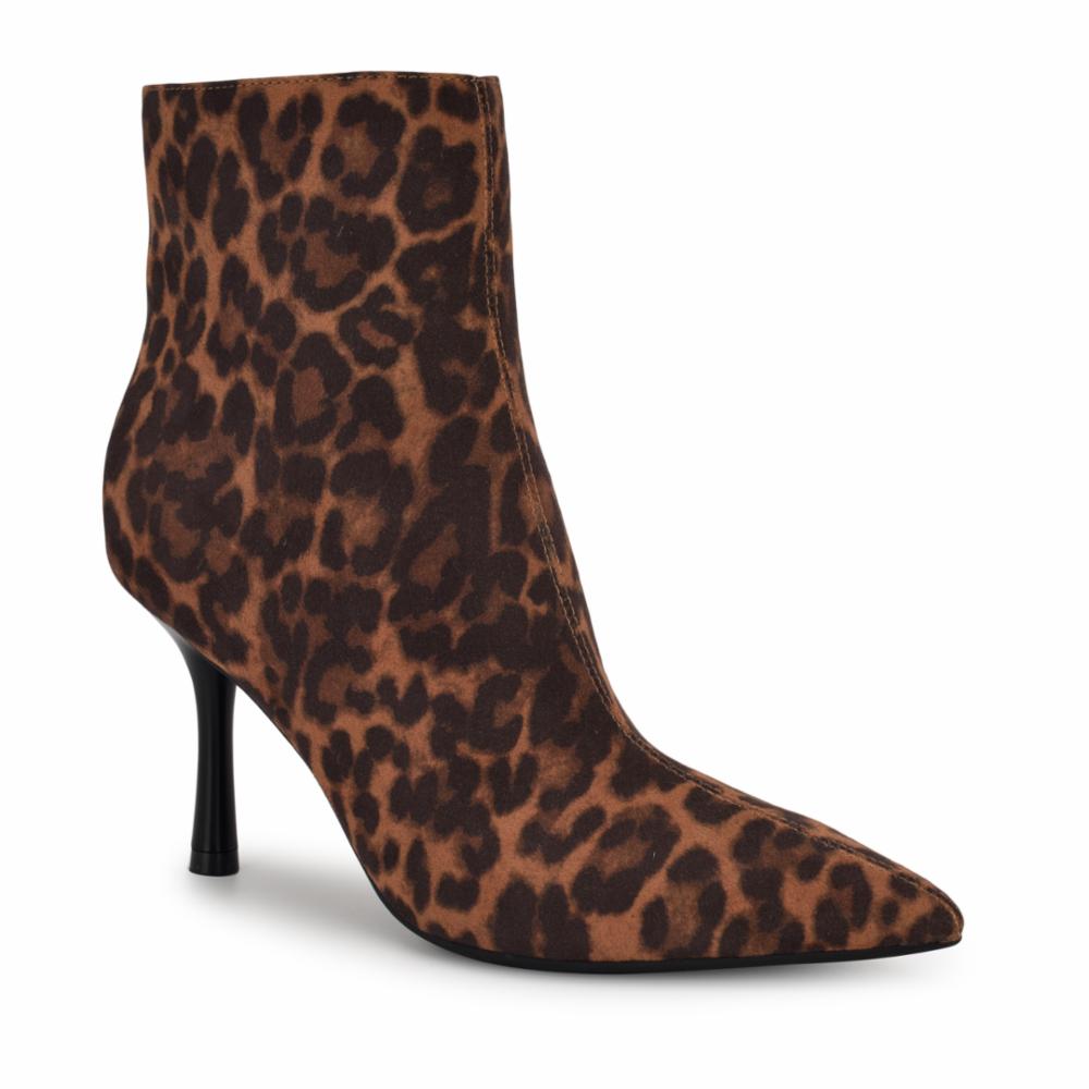 Nine West TAPLA2 TAN/BLACK/MASSA LEOPARD SUE