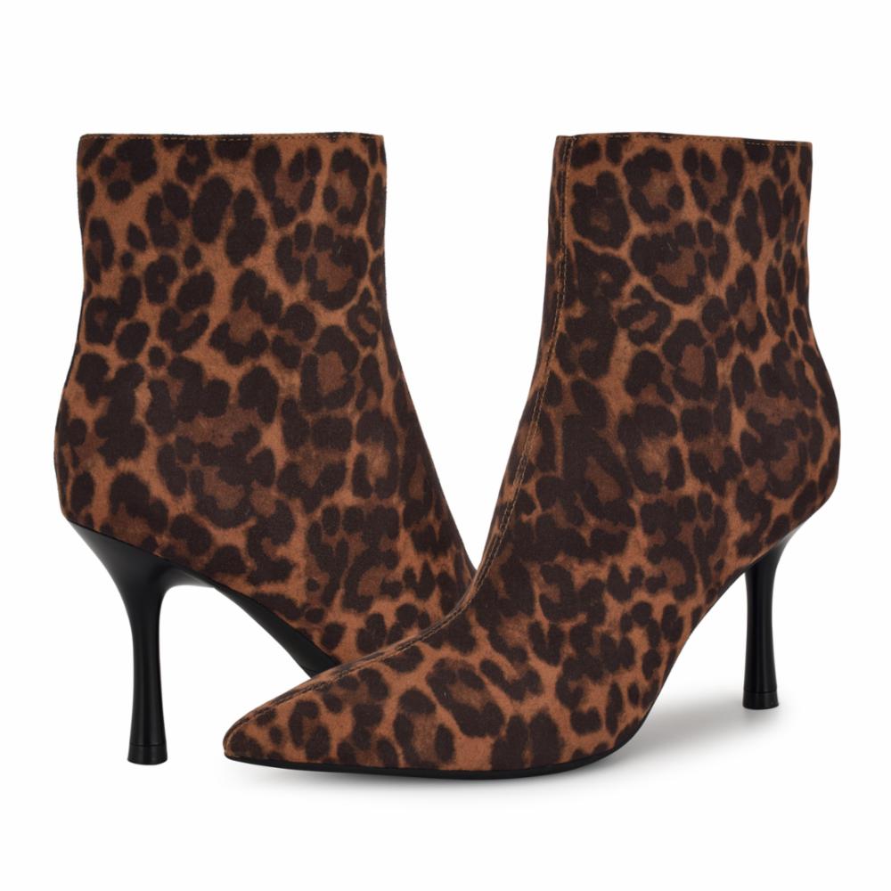 Nine West TAPLA2 TAN/BLACK/MASSA LEOPARD SUE