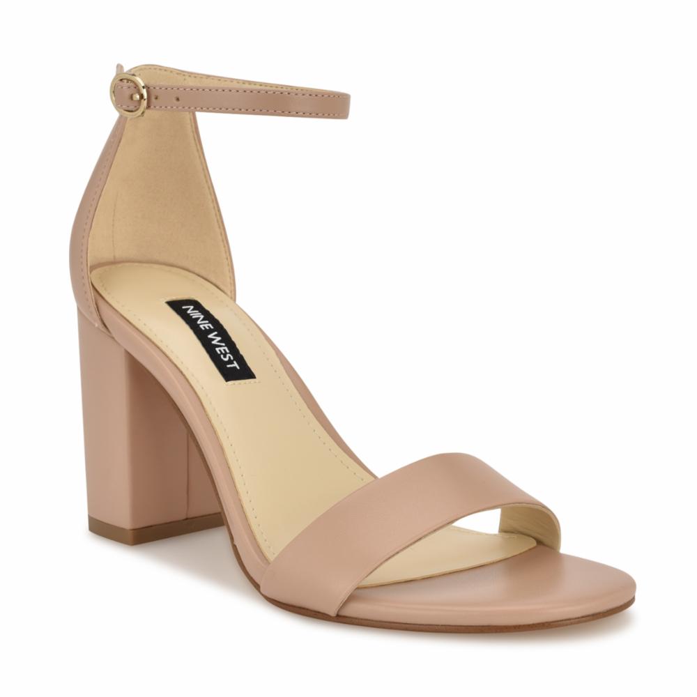 Nine West TONIANN3 BARELY NUDE/SUPER NAPPA PU