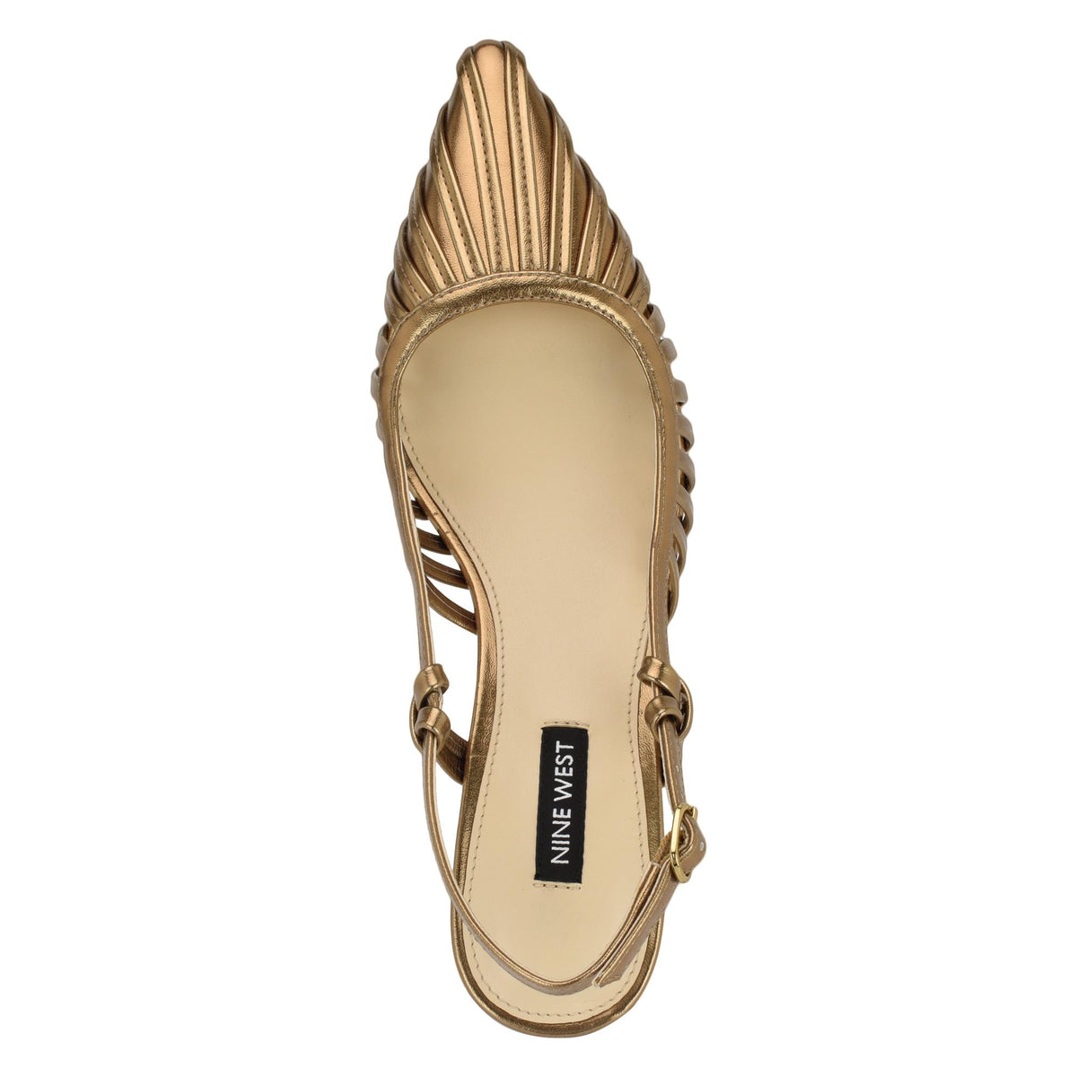 Nine West WHITT3 DK GOLD20/LAMINATO SOFT PU WIT