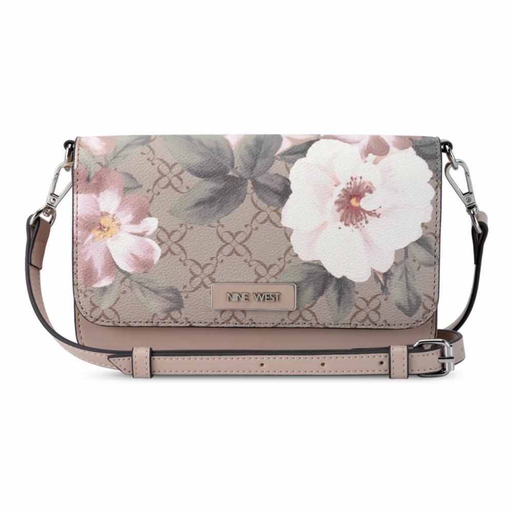 Nine West Handbags SHONDA SLG WALLET ON A STRING JARDINLOGO FLORAL