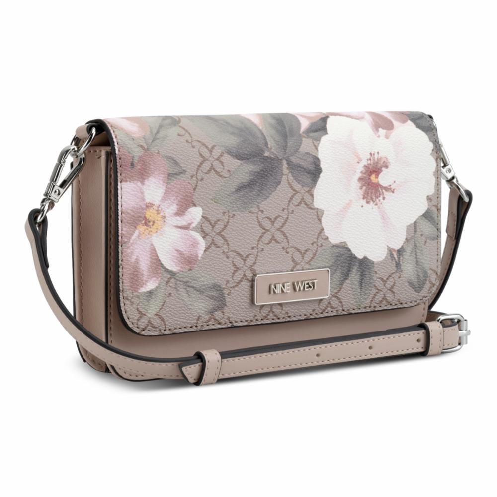 Nine West Handbags SHONDA SLG WALLET ON A STRING JARDINLOGO FLORAL