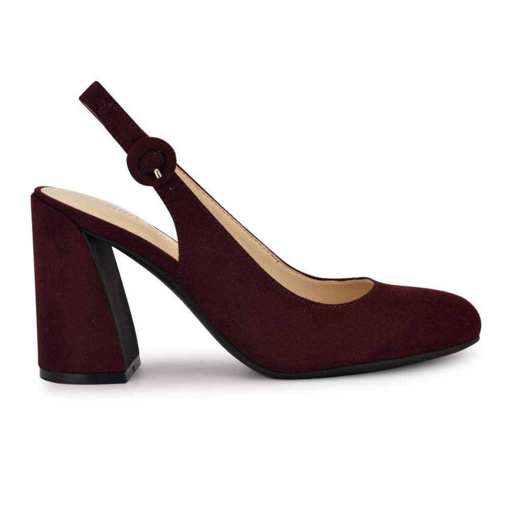 Nine West YOOKA2 DK BORDO/NEW CAMOSCIO SUE