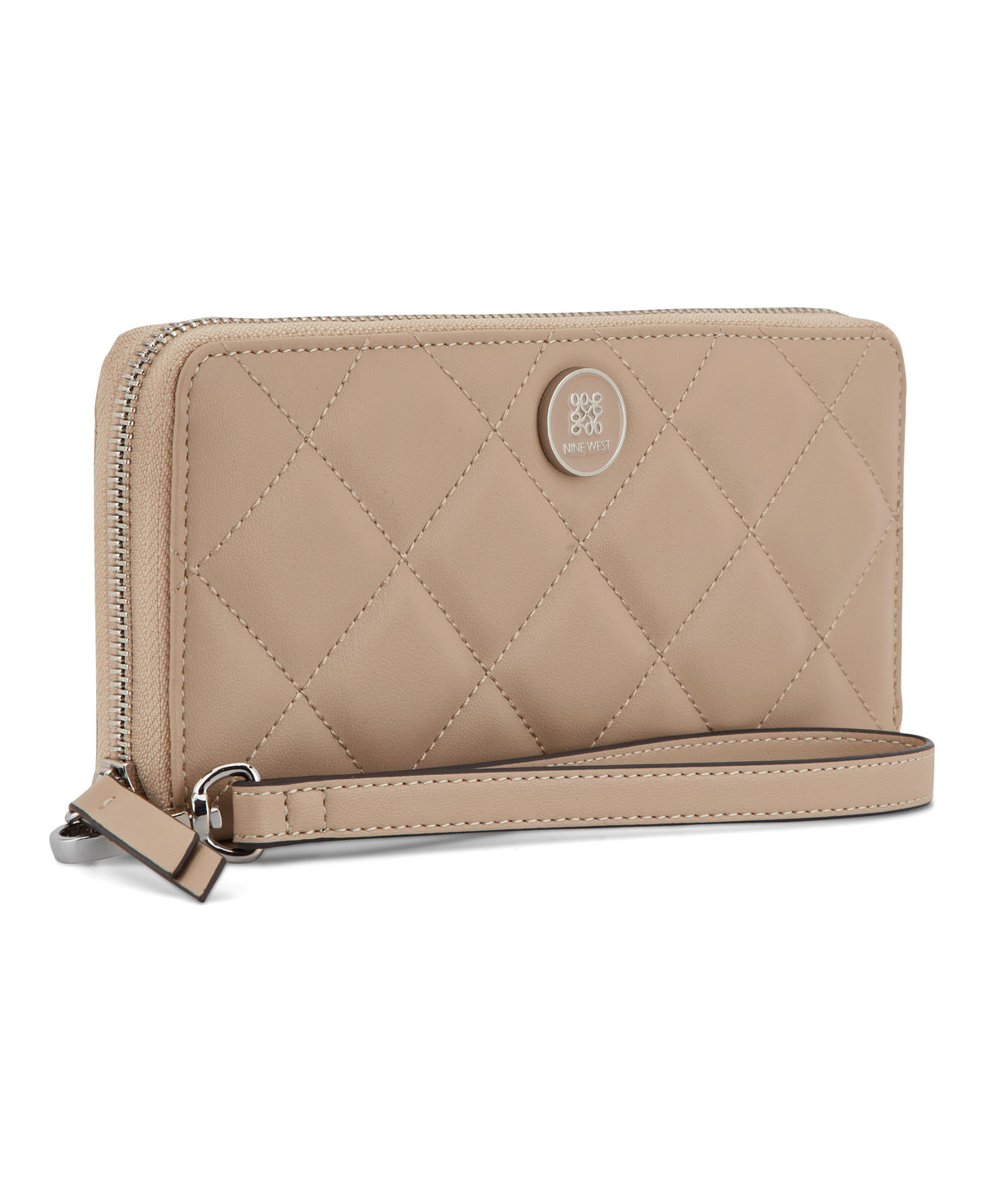 Nine West Handbags HALEEMA SLG ZIP ARND WRSLT WLT OAT