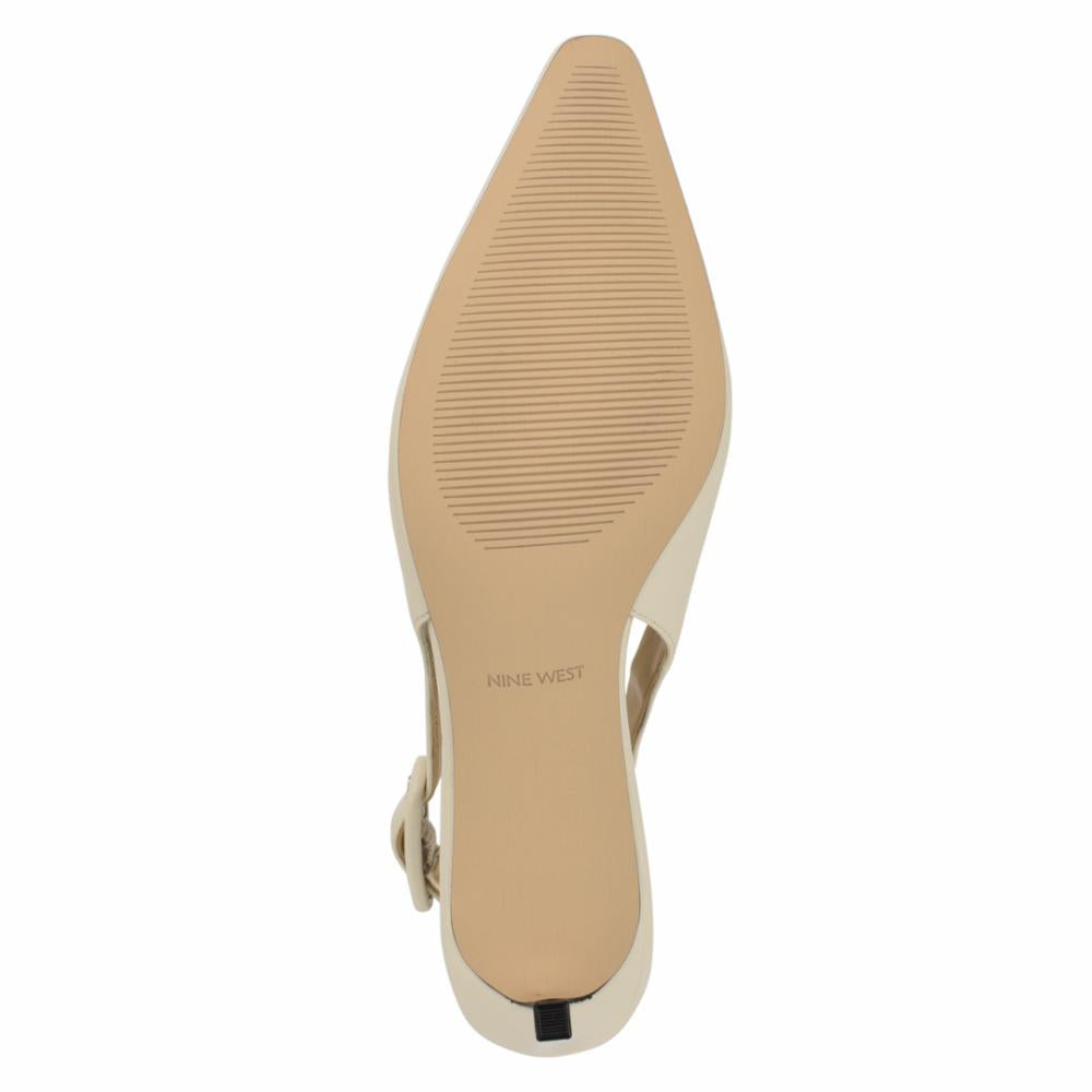 Nine West YURRI3 CHIC CREAM NW/SUPER NAPPA PU