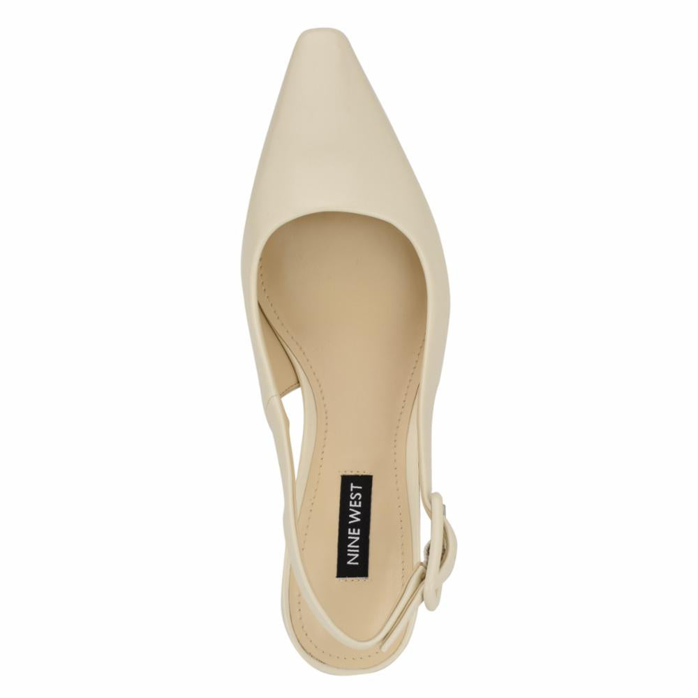 Nine West YURRI3 CHIC CREAM NW/SUPER NAPPA PU