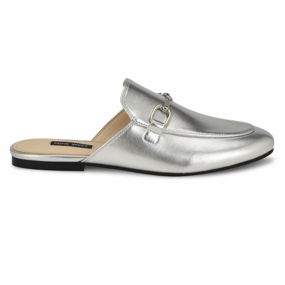 Nine West BHALYA3 SILVER/LAMINATO SOFT PU WITH F