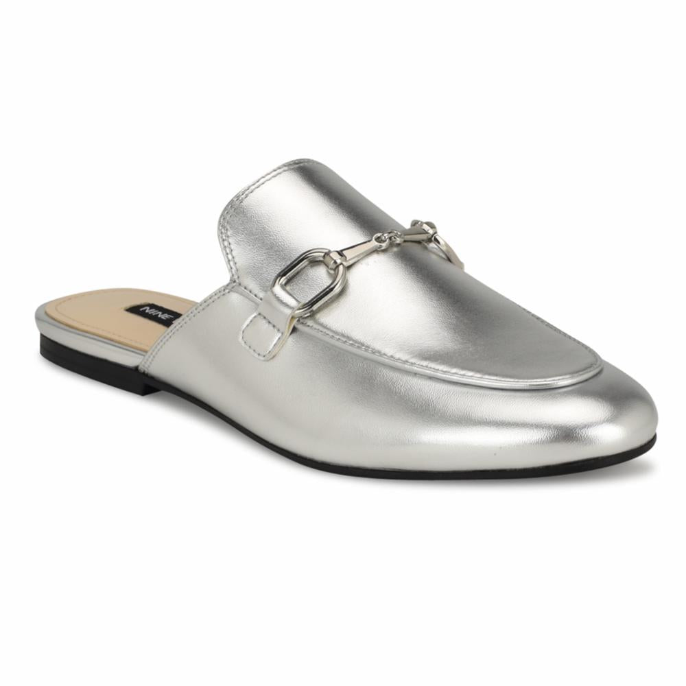 Nine West BHALYA3 SILVER/LAMINATO SOFT PU WITH F