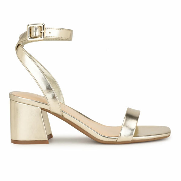 Sandales Dorées Nine West Taille 7 UK - Neuf Sans Boîte - Chaussures Femme